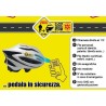 RISPETTA IL CICLISTA - LO STICKER DA CASCO BIKE