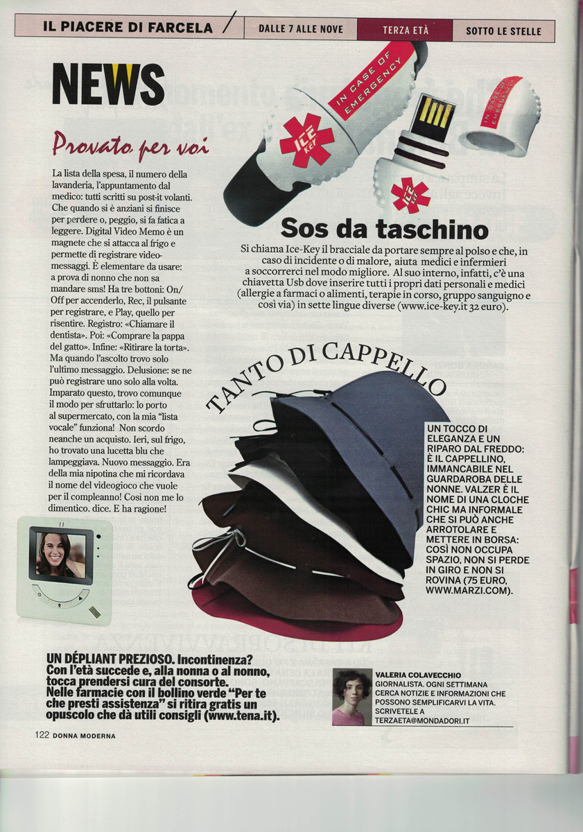 DONNA MODERNA - 18/01/2012